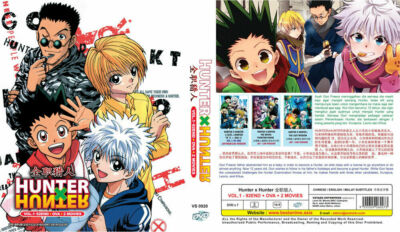 DVD~ANIME HUNTER X HUNTER (1999) VOL.1-92 END + OVA + 2 MOVIE +