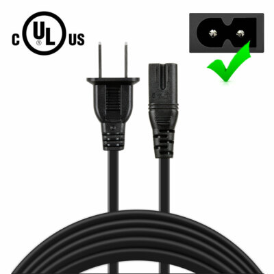 5ft UL AC Power Cord Cable Lead For M-Audio Studiophile AV20 AV30 AV40 Speaker