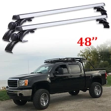 Car Top Roof 48"Rack Cross Bar Cargo Luggage Carrier For GMC Sierra 1500 Limited