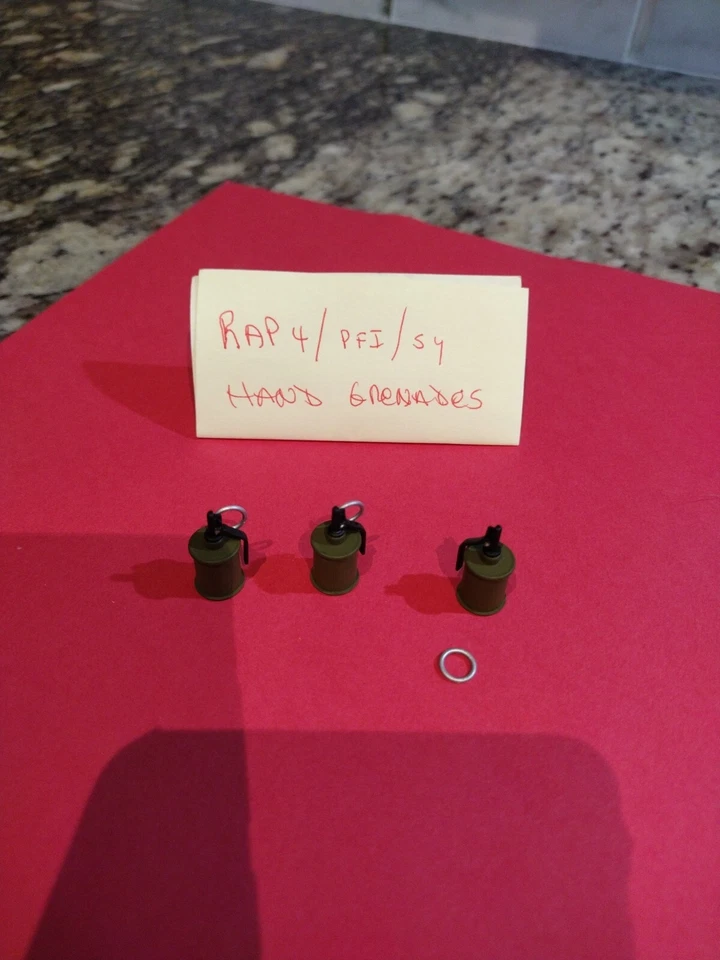 Granadas de mano RAP4/Pfi/S4 escala 1/6 Fuerzas Armadas EN TOYZ armas Foto 3 de 3