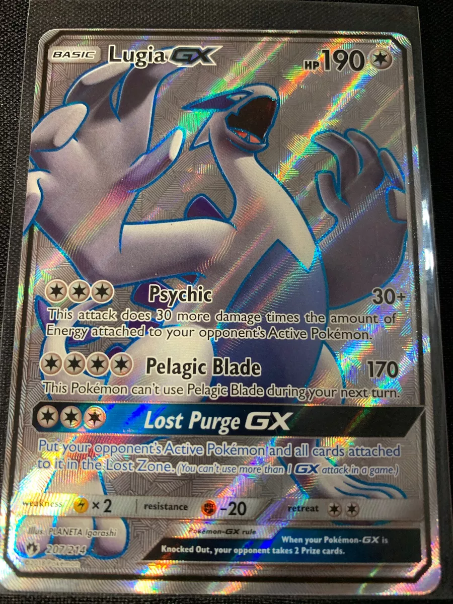 Mavin  HO-OH GX 131/147 Pokemon Holo Burning Shadows and Lugia GX 207/214  Lost Thunder