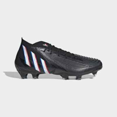 $250 ADIDAS PREDATOR EDGE .1 FG SOCCER CLEATS H02935 BLACK UNISEX MENS 7.5 W/8.5