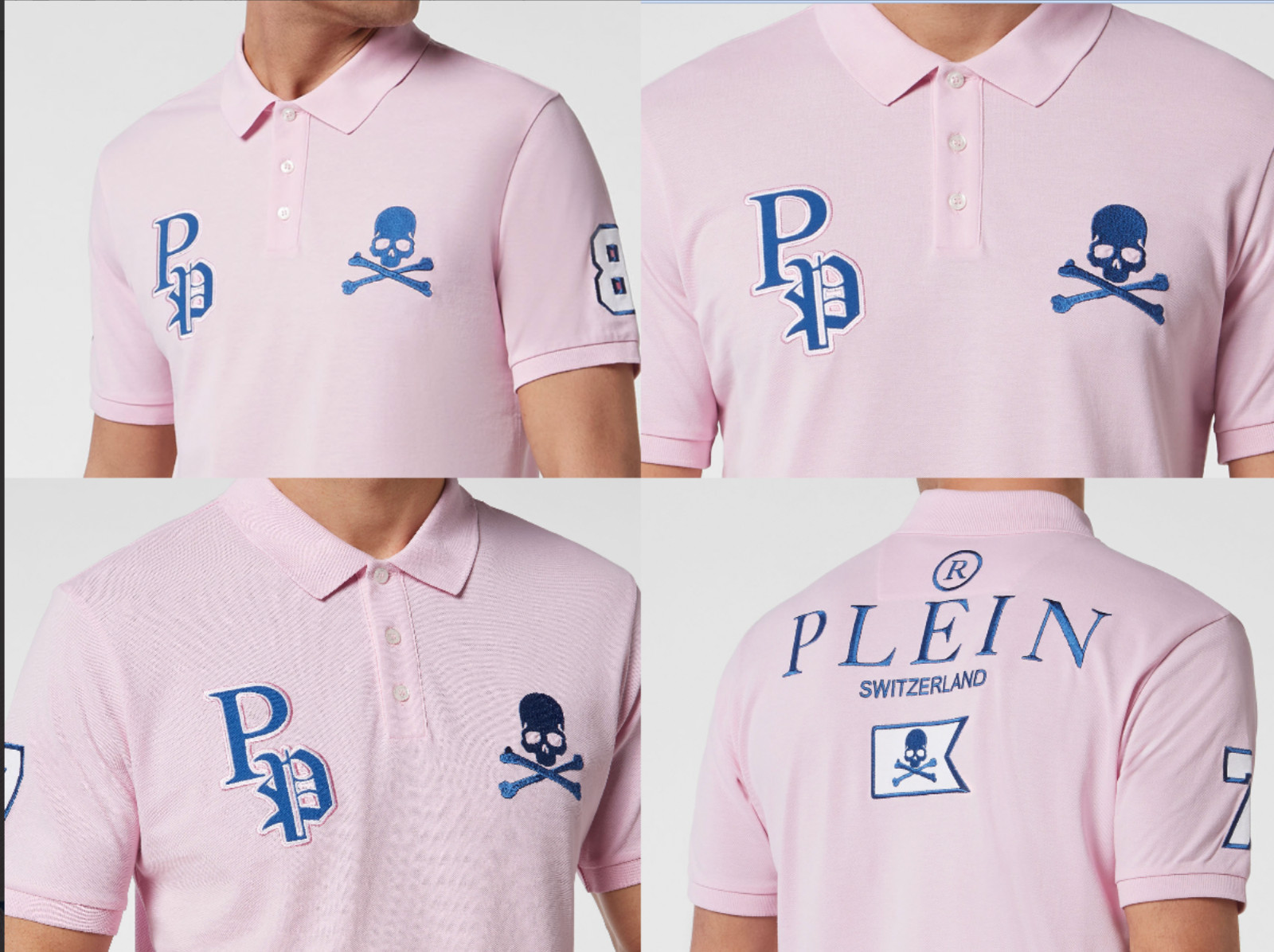 Philipp Plein Polo Shirt Multi Skull Logo T-Shirt XXL image 7