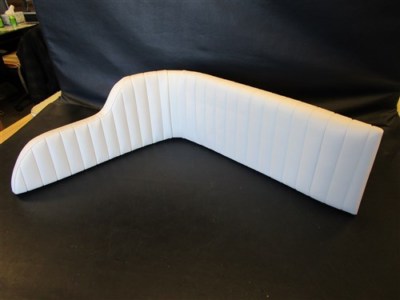 MAKO 216 STARBOARD SEAT BOW BACK CUSHION CREAM MARINE BOAT 