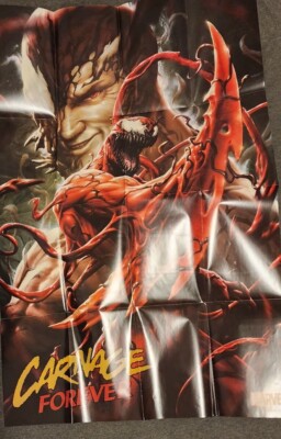 CARNAGE FOREVER 1 24'' x 36'' GIVEAWAY PROMO PROMOTIONAL POSTER 2022 (folded)