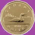 Photo of a 1988 Canada Loonie from an eBay listing that sold on Jul 9, 2026