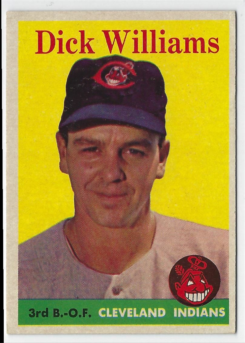 1958 Topps Dick Williams Cleveland Indians #79