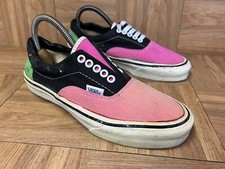 VNTG🔥 VANS NOSS Made in USA Sz 7 Men's Sneakers Pink Lime Color Block Faded