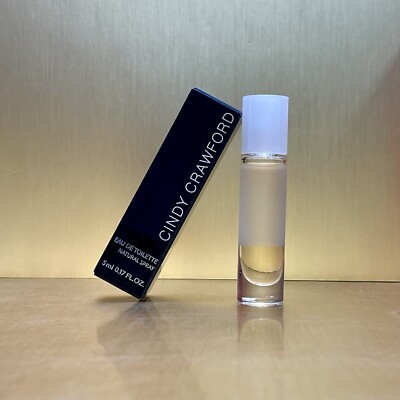 CINDY CRAWFORD Eau De Toilette 0.17oz-5ml Splash Travel Mini Sample Size (C90