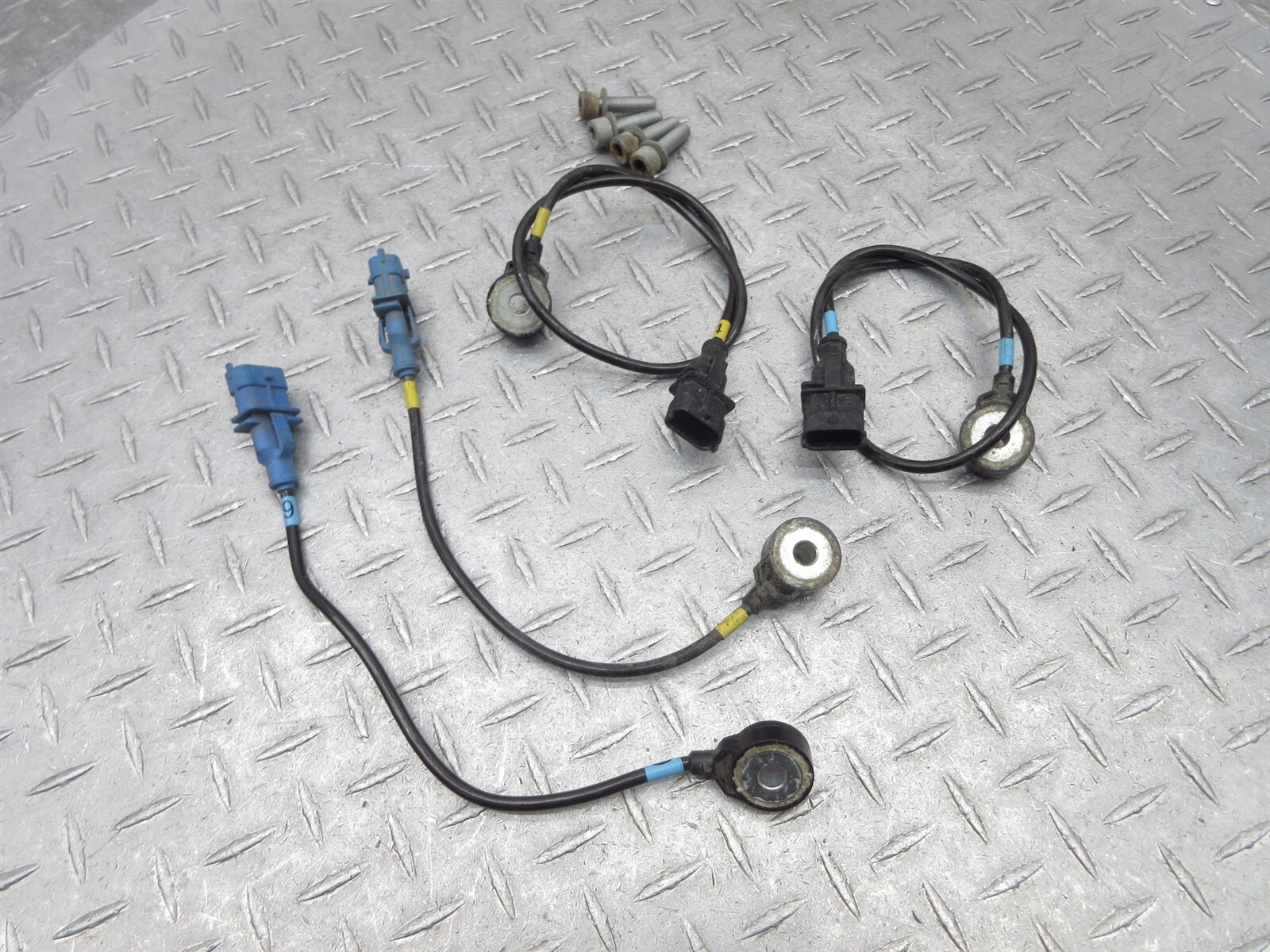2008 Ferrari F430 Spider Engine Knock Detonation Ping Motor Sensor Lot of 4