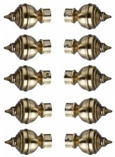 Finitions de rideau anciennes en laiton pour porte et porte tringle de veuve ...