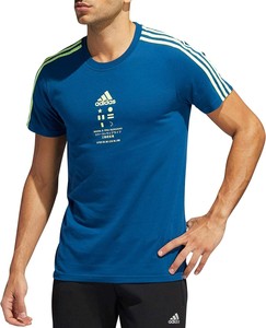 blue yellow adidas t shirt