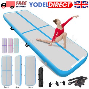 10 Feet Air Track Inflatable Gymnastics Tumbling Mat with Pump