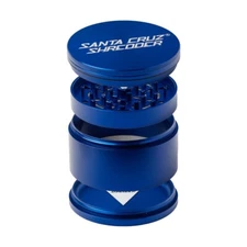 Santa Cruz Shredder Large 4 Piece Grinder 2.8" w/ Textured Grip - BLUE