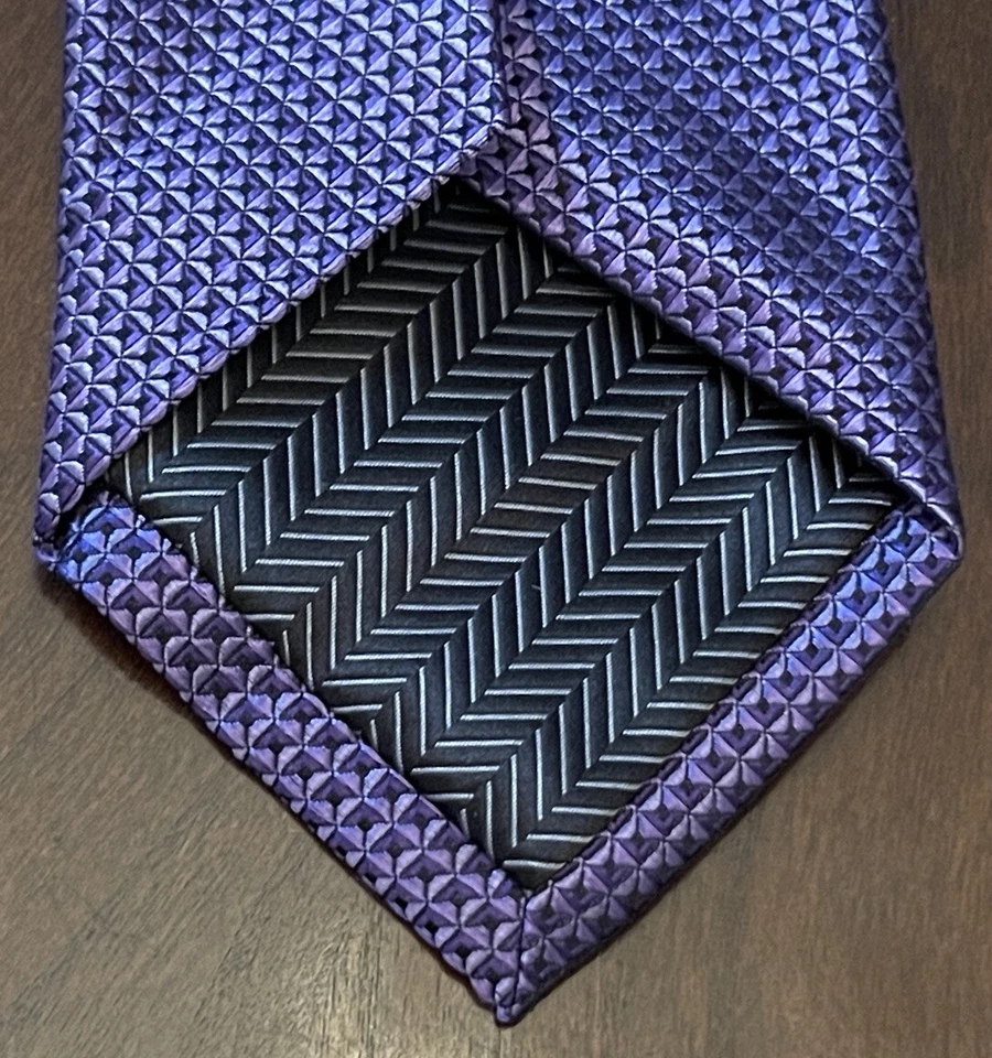 Nordstrom Purple 100% Silk Men’s Neck Tie Made In China - Image 2 of 4