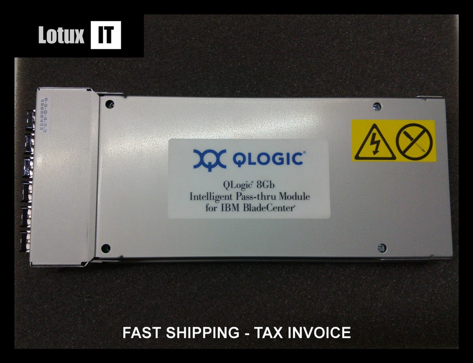 IBM QLogic 8GB Intelligent Pass-thru Module for BladeCenter 44X1916 - Image 2 of 2