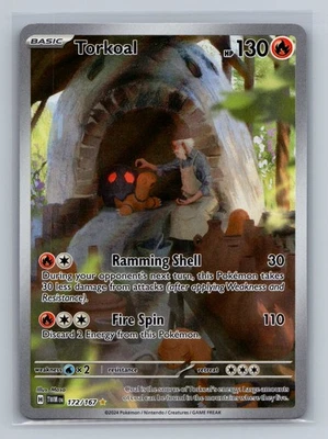 Torkoal 172/167 Pokémon TCG Illustration Rare SV06: Twilight Masquerade NM - Image 1 of 3