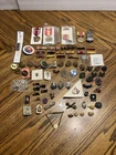 Vintage WW2-Modern Large Lot Of Military Medals, Ribbons, Pins, And More