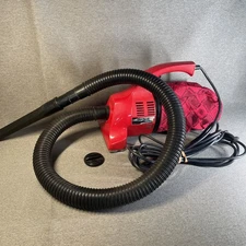 ROYAL Dirt Devil Hand Vac Vacuum Model 103 Red Made In USA Tested & Working