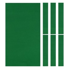 9ft Billiard Cloth Pool Table Felt Kit with 6 Cloth Strips Thickened, Green