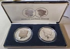 2025 MORGAN/PEACE DOLLAR REVERSE PROOF SET w/ORIGINAL PACKAGING AND COA