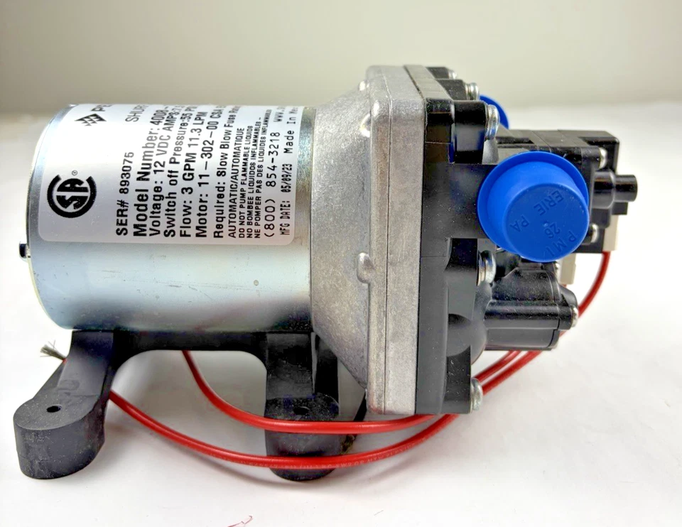 SHURFLO 4008-101-A65 Nueva Bomba de Agua 3.0 GPM RV Revolución, 12V Foto 4 de 4