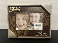 Picture Frame Faith Love 6x4 inch Photo Frame