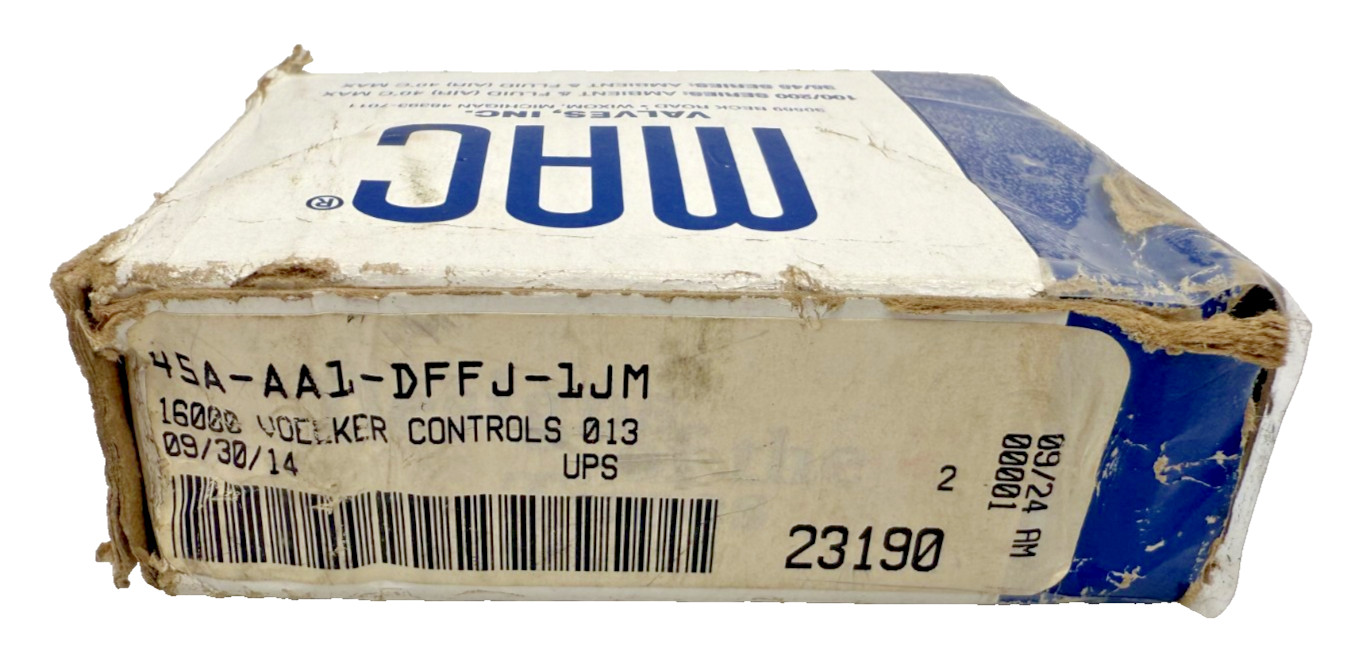 MAC VALVES, INC. 45A-AA1-DFFJ-1JM 4/2-way single direct solenoid poppet valve