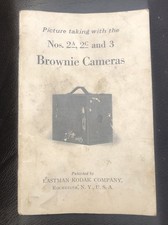 Vintage 1923 KODAK Brownie Nos. and 2A, 2C, and 3 Box Camera Manual VERY CLEAN