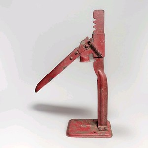 Climax Vintage Prohibition Era Red Metal Bottle Capper Industrial Farmhouse 16"