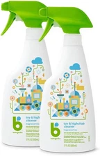Babyganics Toy & Highchair Cleaner Spray, Fragrance Free, 17oz Spray Bottle,... 