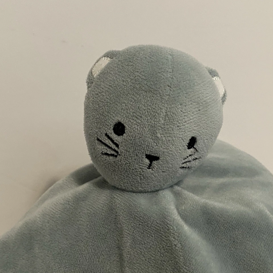 IKEA GULDVÄVARE Gato Lovey Acurrucarse Manta Juguete Suave Azul Amarillo 605.736.61 Bebé Foto 2 de 4