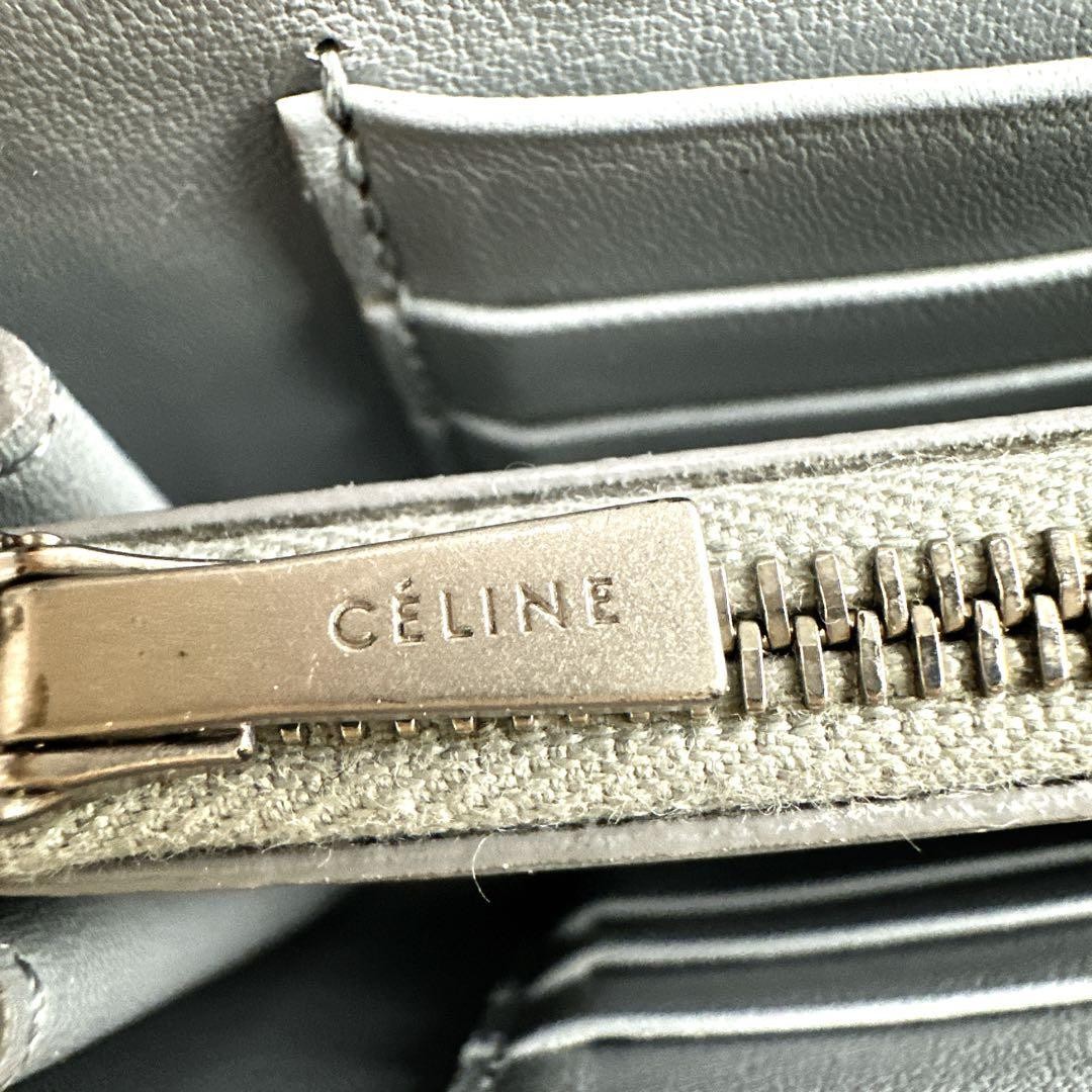 CELINE Trotter Wallet Gray Multi Function From Ja… - image 11