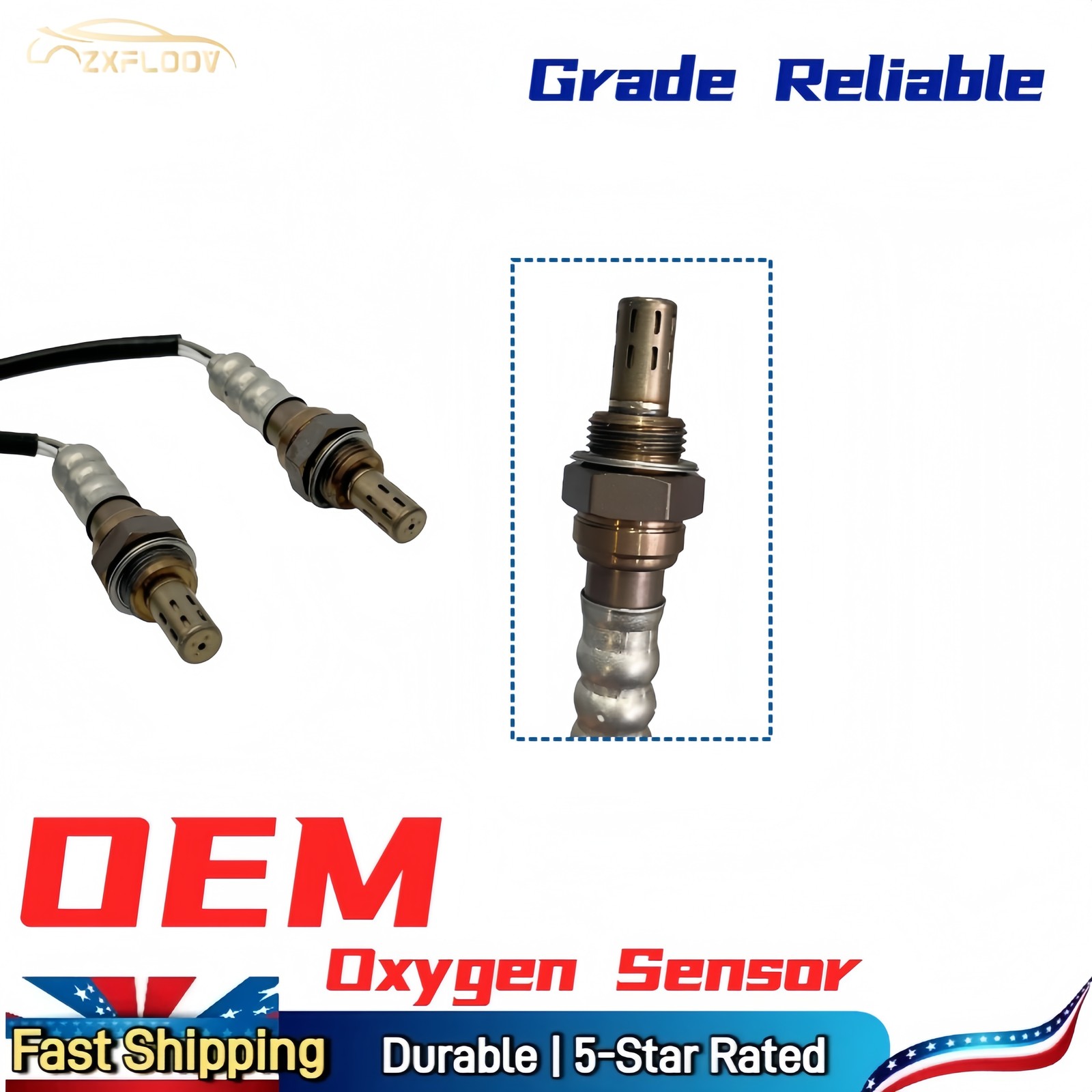 4PCS Up&Down Heated O2 Sensors,EPA Compliant,Direct Fit for Chevy GMC Cadillac thumbnail 4