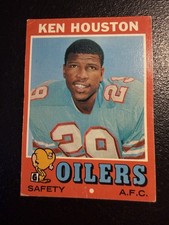 1971 Topps Ken Houston #113 (RC) Houston Oilers HOF Vgex