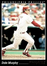 Dale Murphy 1993 Pinnacle #503 Phillies MLB READ FREE SHIPPING AutographDen