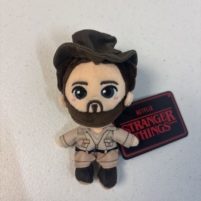 Stranger Things Jim Hopper Chibi Plush 4  Mini Official Jazwares 2025 NWT