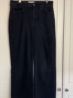 Fat Face Elise Wide Leg Jeans Damen Größe UK 12 Taille 32'' L29'' Dunkelblau Denim