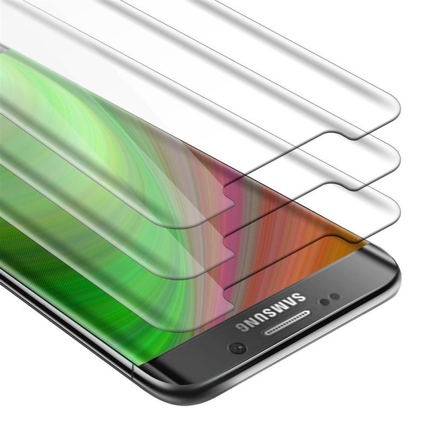 3X Panzerfolie FüR Samsung Galaxy S6 Edge Schutz Folie Tempered-image