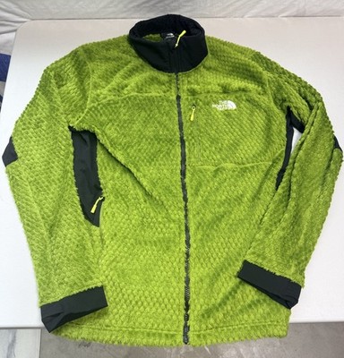 North Face Jacket Mens Size Large Green Alpedge Polartec High Loft Pile Fleece