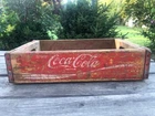 Vintage Coca-Cola Wooden Crate - About 18"Lx11.5"Wx4"H