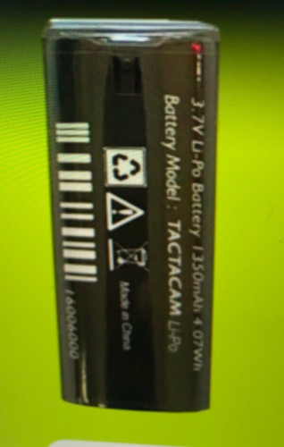 Tactacam Rechargeable Battery for 6.0-5.0-4.0 3.0 Extream Solo Xtreme Cameras