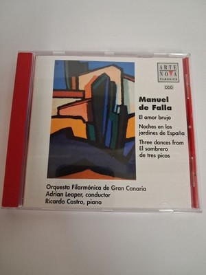De Falla: El Amor Brujo and Others (CD, 1998 Arte Nova) Gran Canaria Orch/Leaper