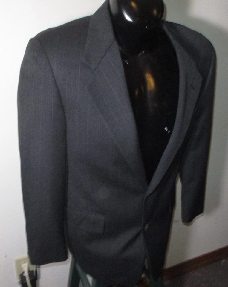 BROOKS BROTHERS Gray Vintage Wool 2 Pc Suit Men's Size 36S, 31X31 - Image 4 of 4