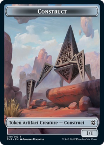 Construct Token Zendikar Rising Lightly Played, English