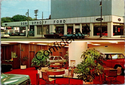 #ad Uphoff Ford Automobile Dealership Promo Postcard Detroit MI Michigan W486 $9.99