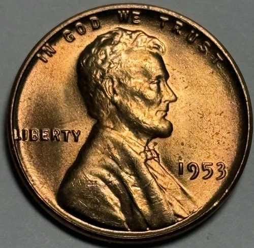1953 Lincoln Wheat Cent — Uncirculated MS Red 🔥 Original Roll