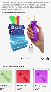ZipString Original String Launcher Toy Purple