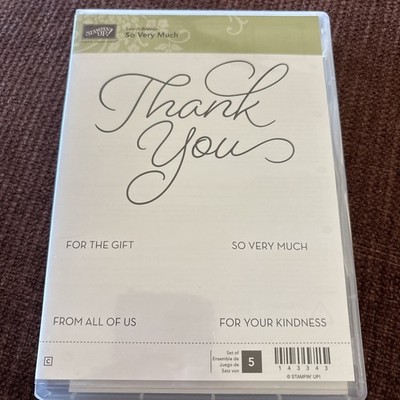 Stampin' Up! So Very Much Sale-A-Bration Rubber Stamp Set of 5 143343