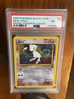 2000 Pokemon TCG Mew WotC Black Star Promo Holo #9 09/53 Pokemon League PSA 8